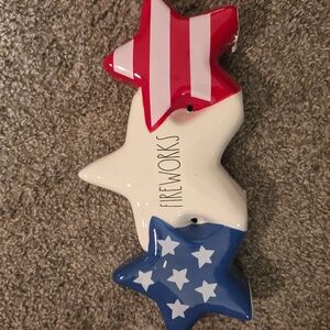 Rae Dunn Stars & Stripes Or Fireworks Desk Decor